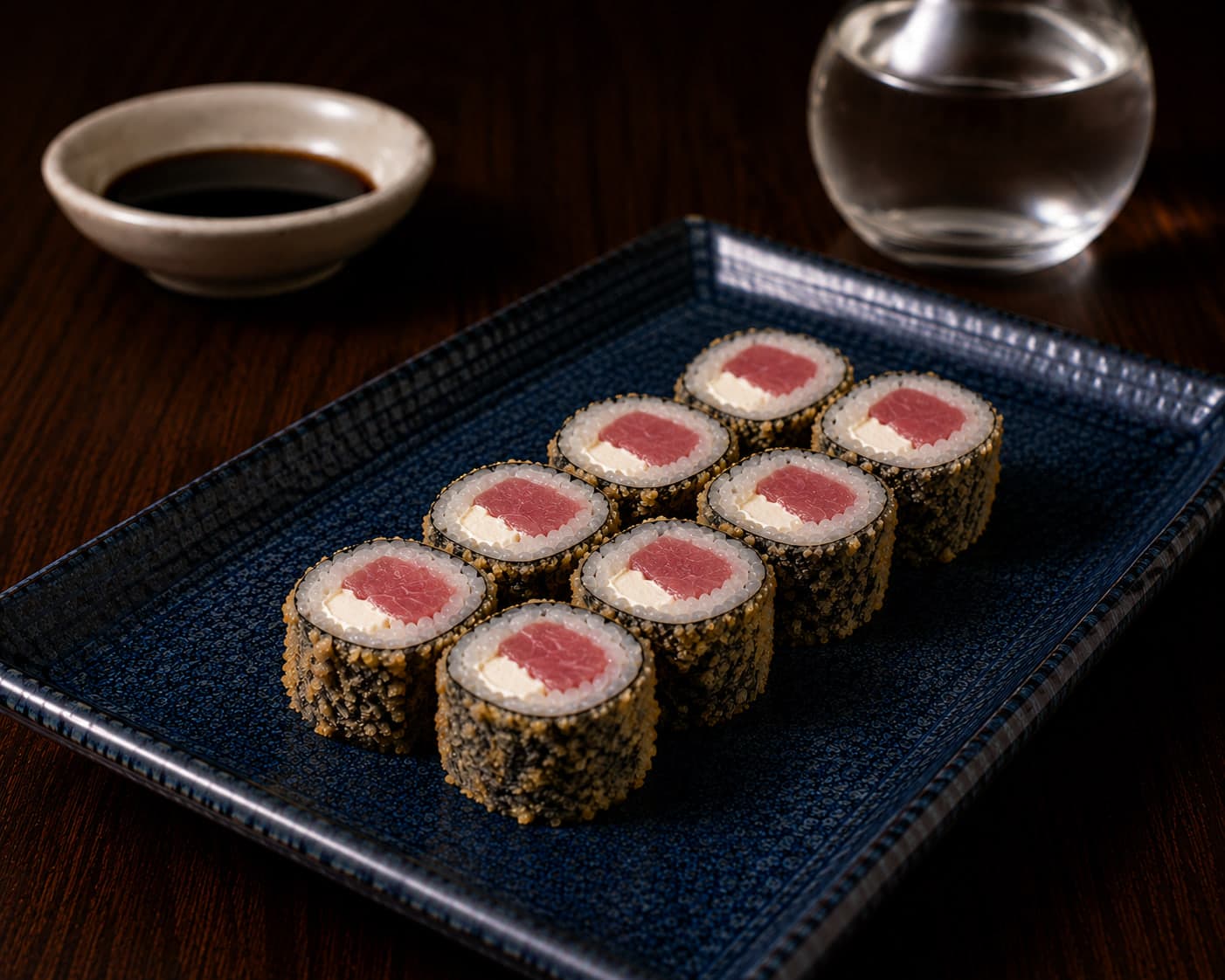 Crunchy Tuna Roll from Miyora Sushi pre-order sushi menu in St Neots