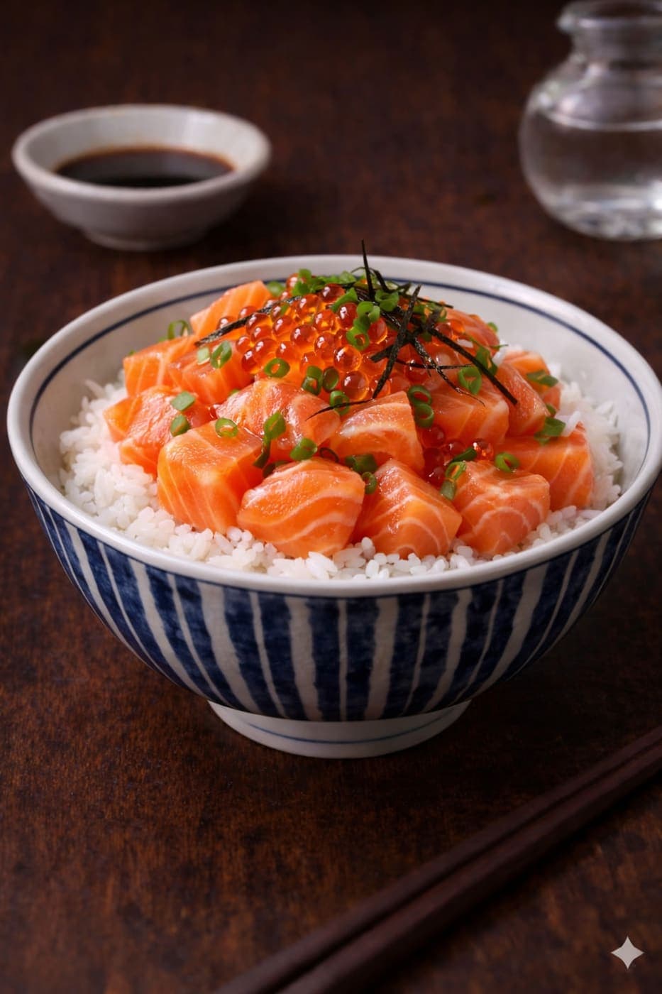 Salmon Bowl from Miyora Sushi pre-order sushi menu in St Neots