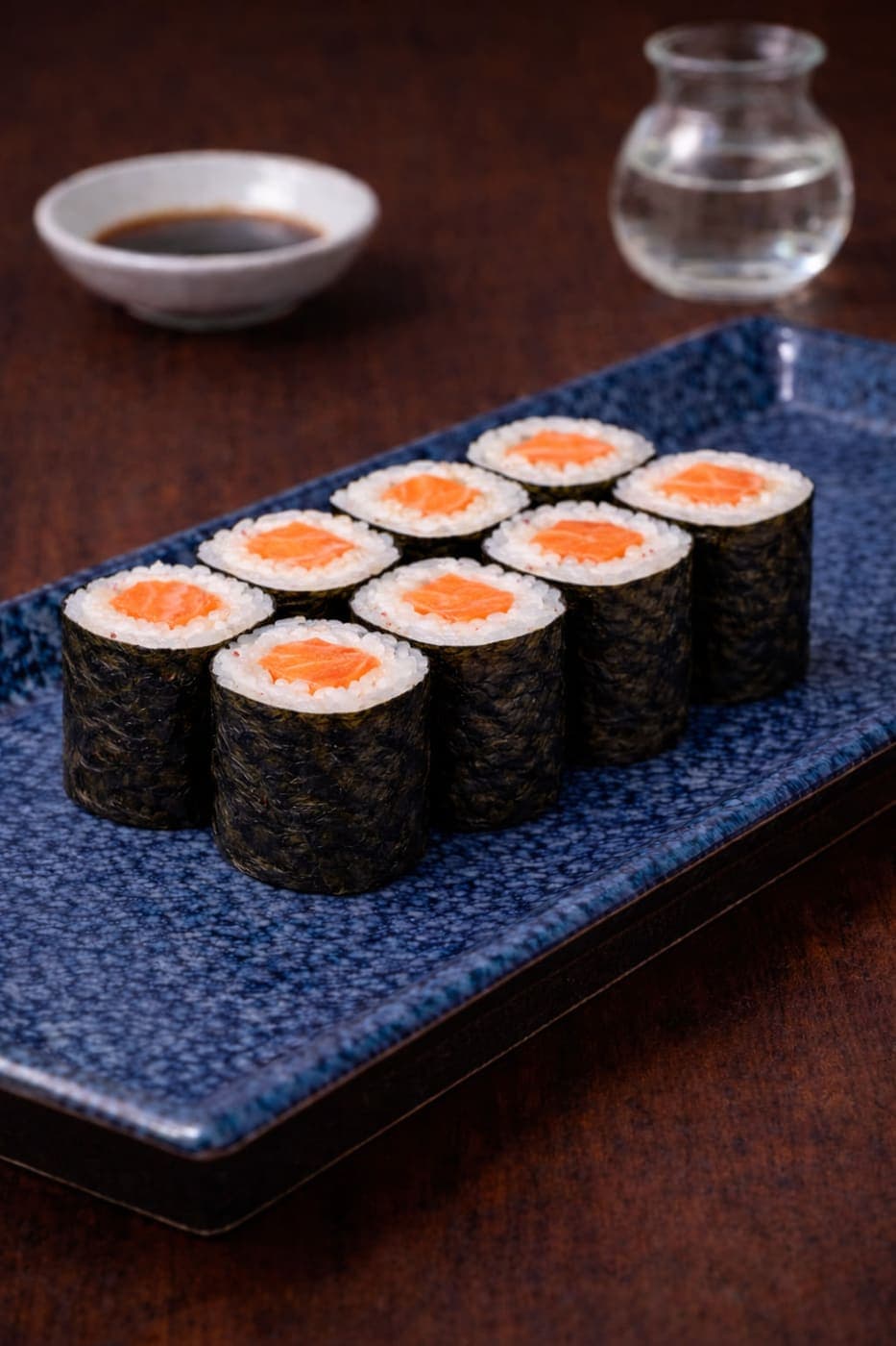 Salmon Hosomaki from Miyora Sushi pre-order sushi menu in St Neots