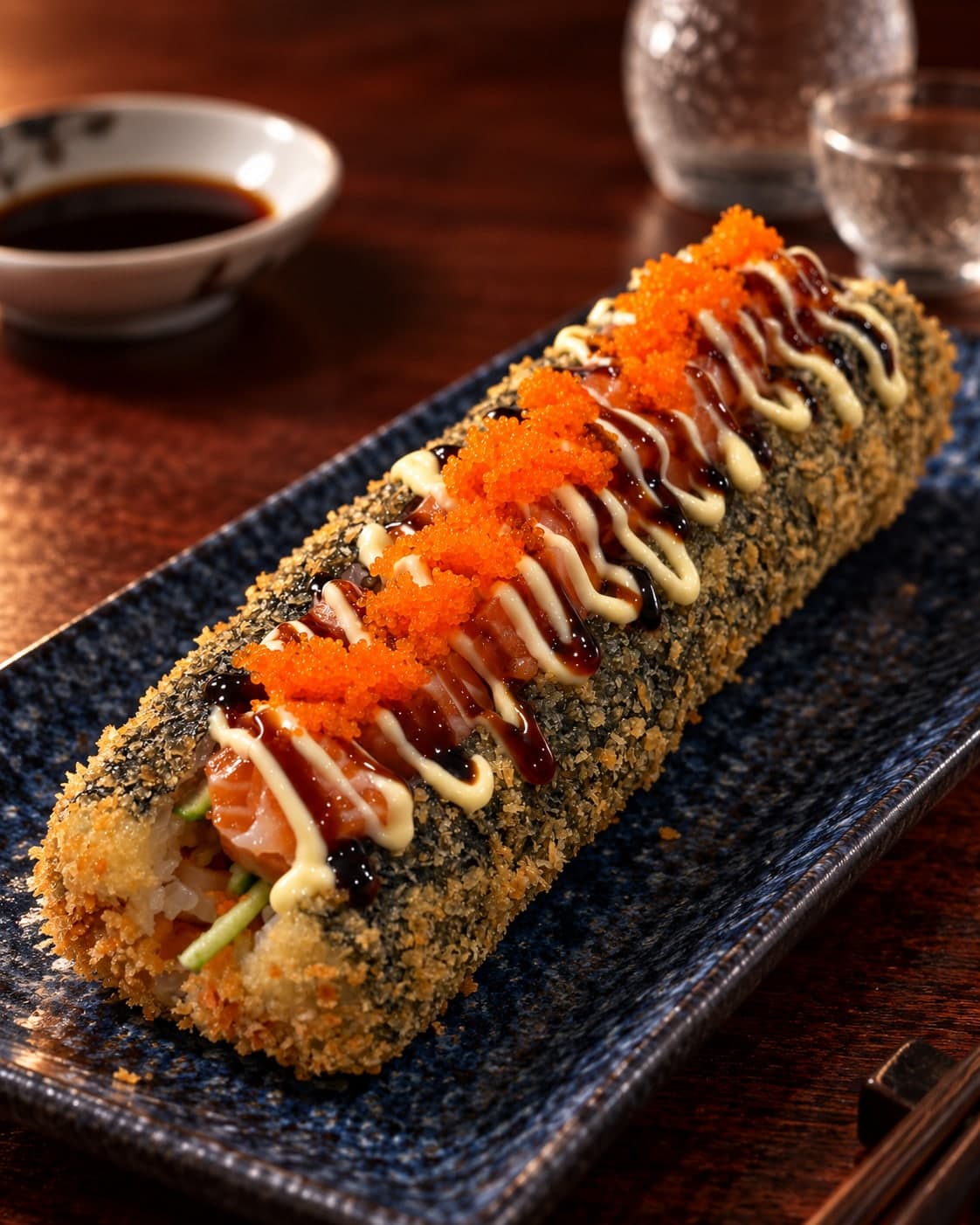 Sushi Hotdog (Half) from Miyora Sushi pre-order sushi menu in St Neots