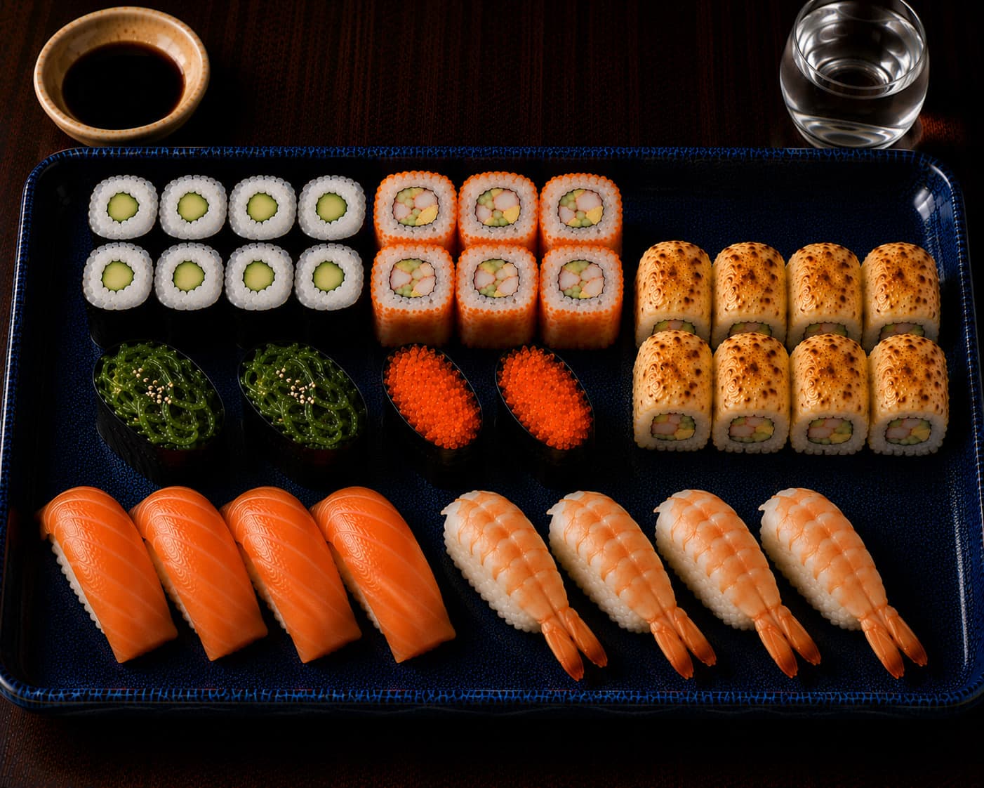 The Classic Set from Miyora Sushi pre-order sushi menu in St Neots