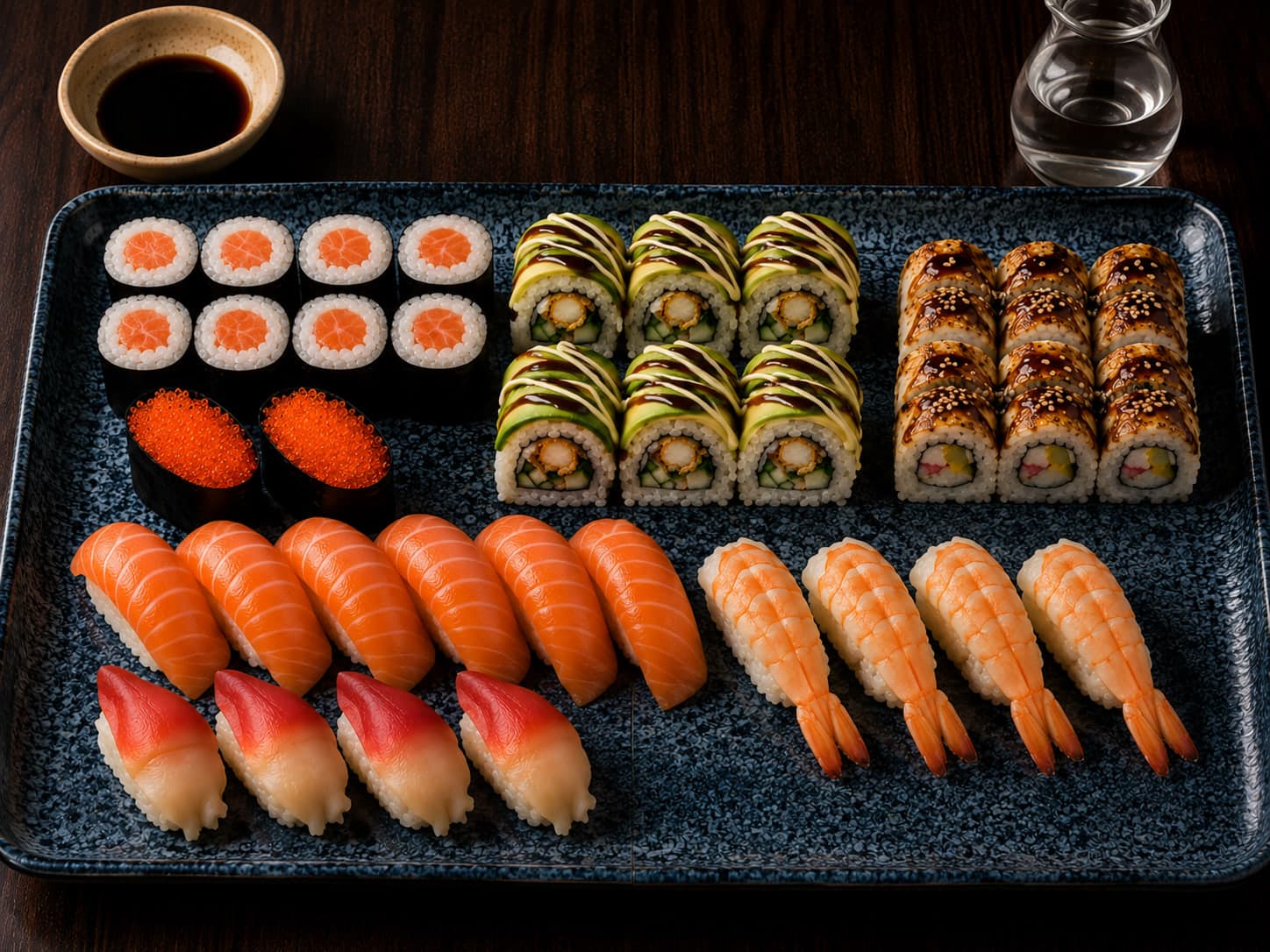 The Miyora Set from Miyora Sushi pre-order sushi menu in St Neots