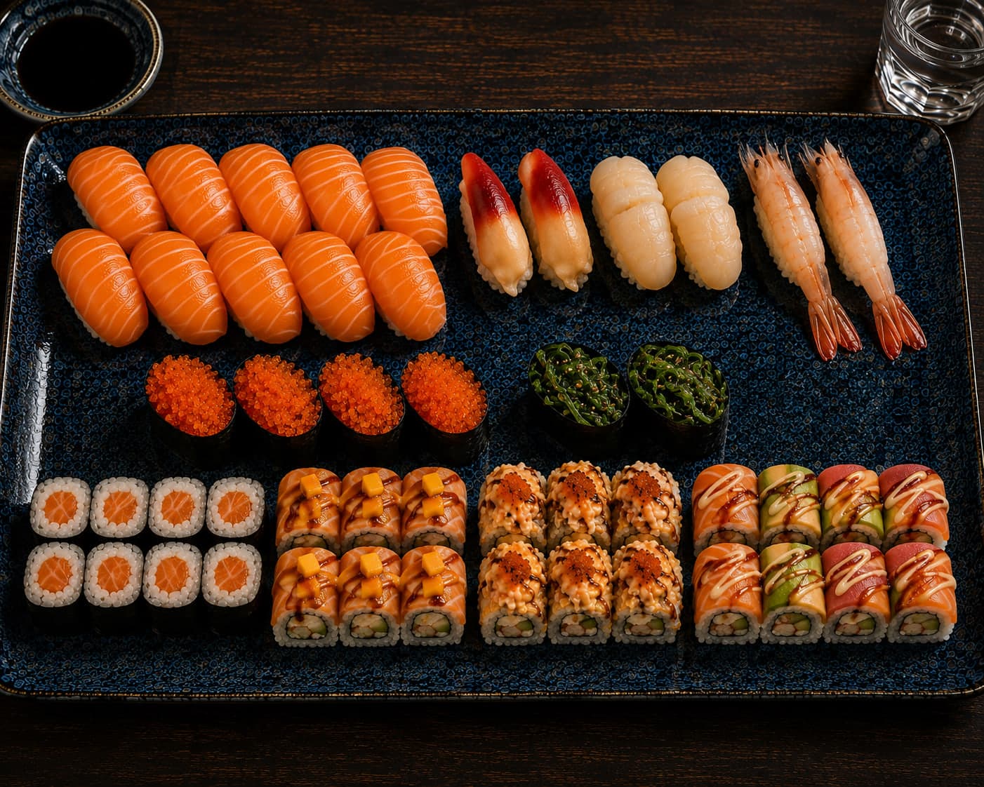 The Omakase Set from Miyora Sushi pre-order sushi menu in St Neots