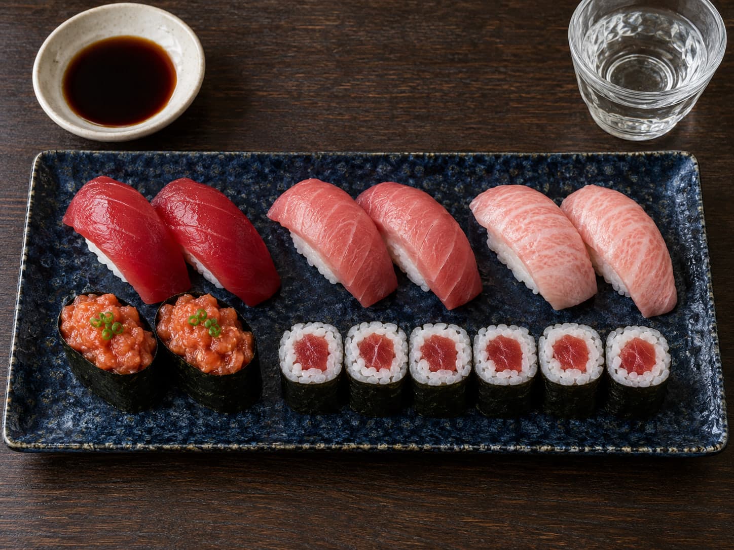 The Tuna Set from Miyora Sushi pre-order sushi menu in St Neots