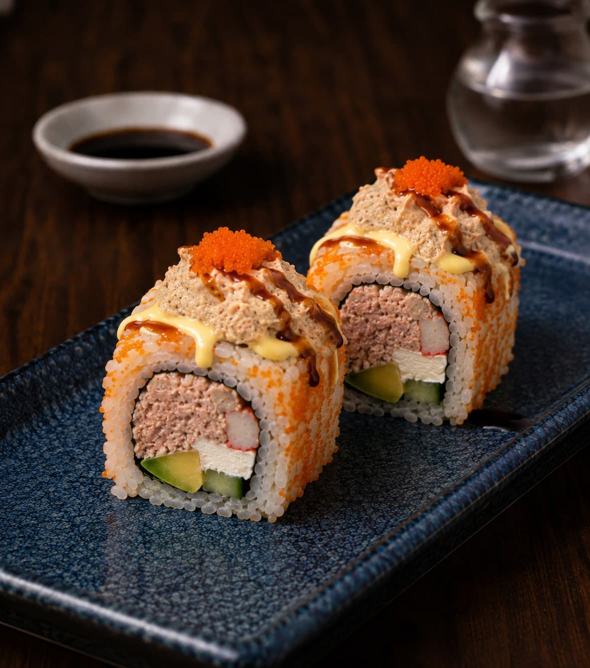 Tuna Royale Roll from Miyora Sushi pre-order sushi menu in St Neots