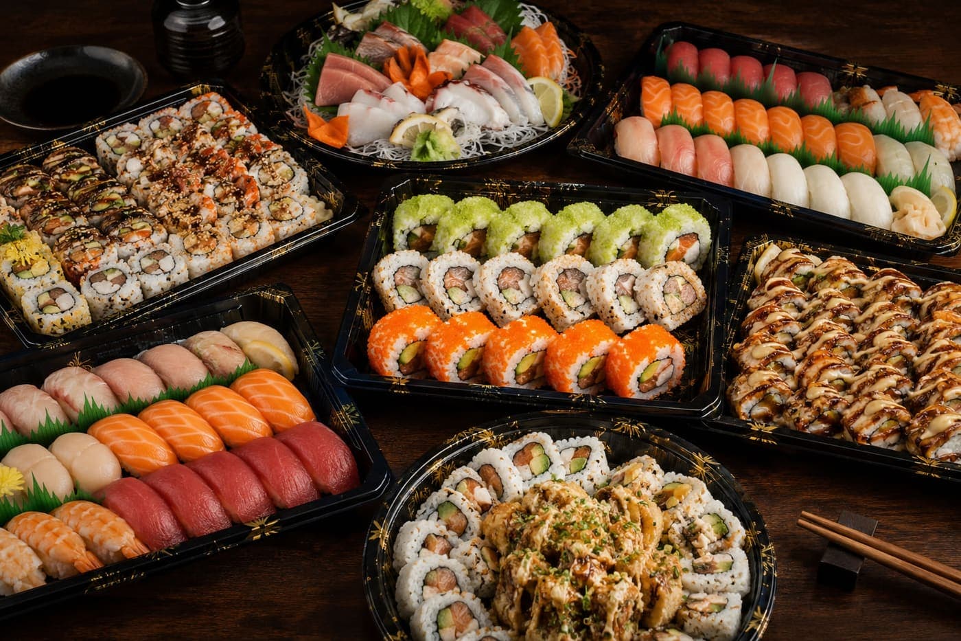 Catering Service from Miyora Sushi pre-order sushi menu in St Neots